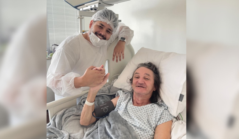 Marquito inicia fisioterapia oral após grave acidente de moto