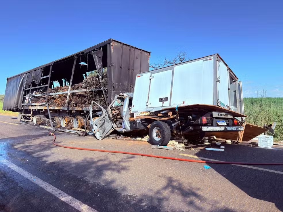 Tragédia na MG-428: Pai e filho perdem a vida em colisão com carreta
