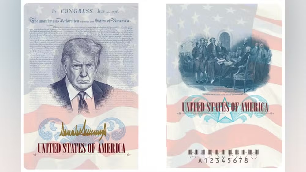 EUA lançarão passaportes especiais com imagem de Donald Trump