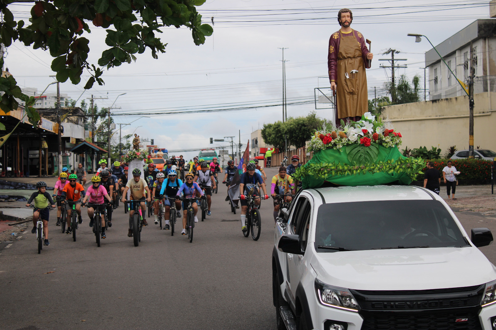 II Ciclo Romaria de São José reúne fiéis e ciclistas neste domingo em Manaus