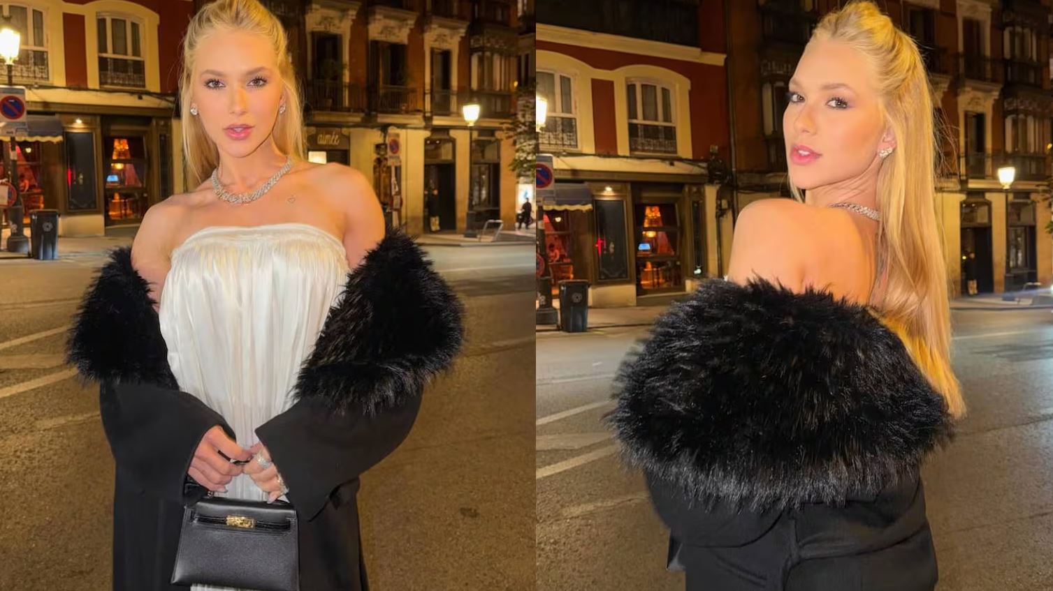 Virginia Fonseca exibe bolsa de R$ 140 mil em jantar de luxo em Madri