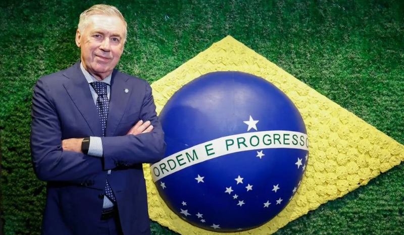 CBF e Carlo Ancelotti firmam renovação até a Copa de 2030