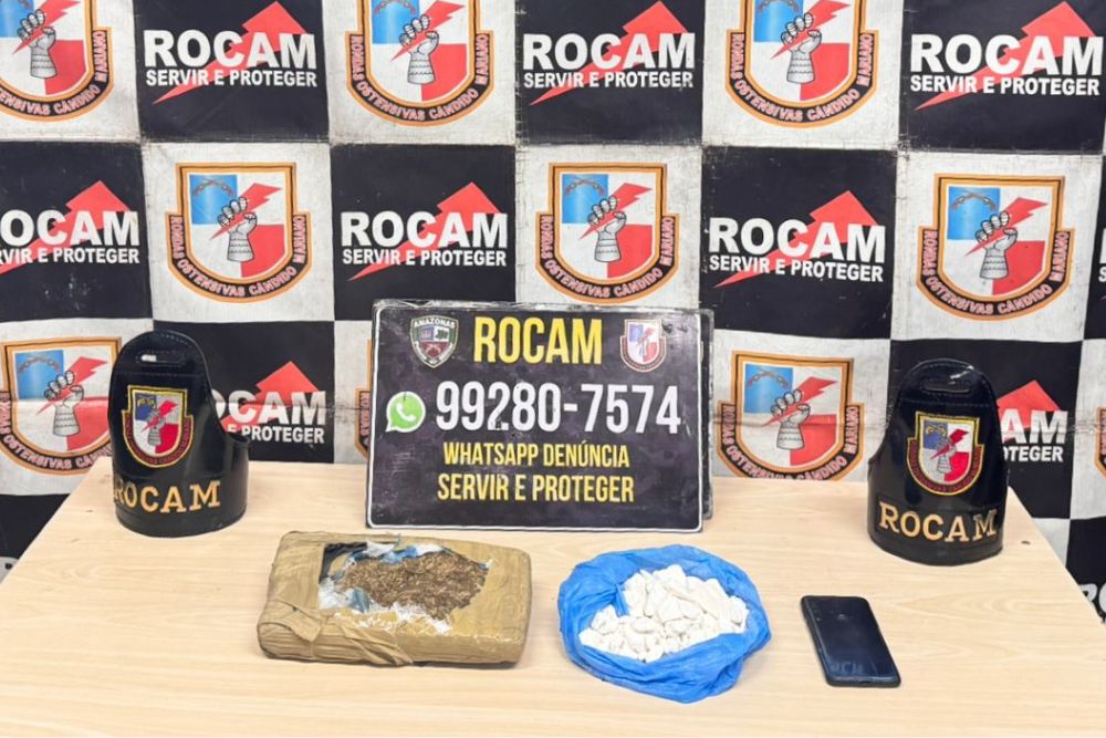 Homem é detido em Manaus com drogas escondidas sob a cama
