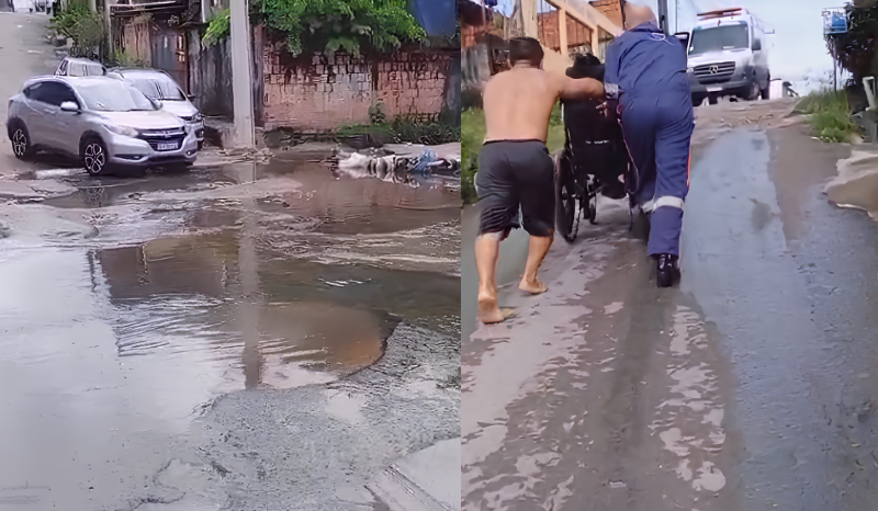 Degradação das ruas em Manaus afeta atendimento de saúde e rotina dos moradores