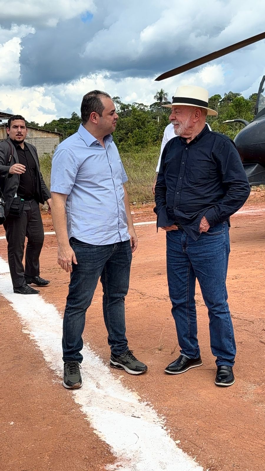 Roberto Cidade recebe Lula em visita ao Amazonas e foca em parcerias