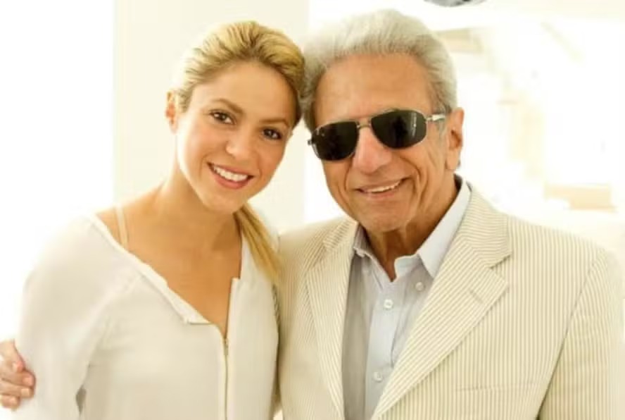 Pai de Shakira sofre isquemia antes de show no Rio de Janeiro