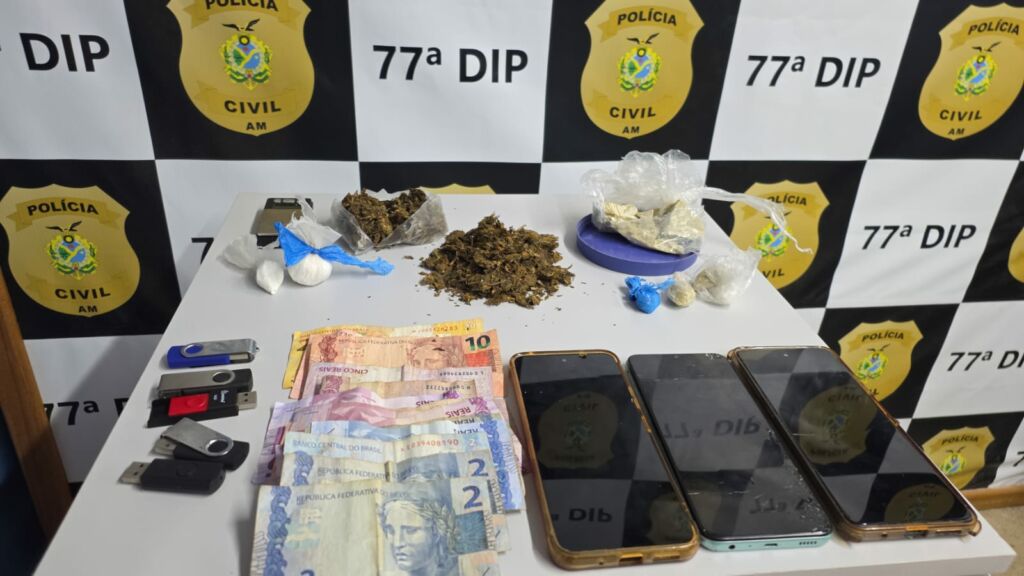Polícia Civil apreende drogas e materiais do tráfico em Novo Airão