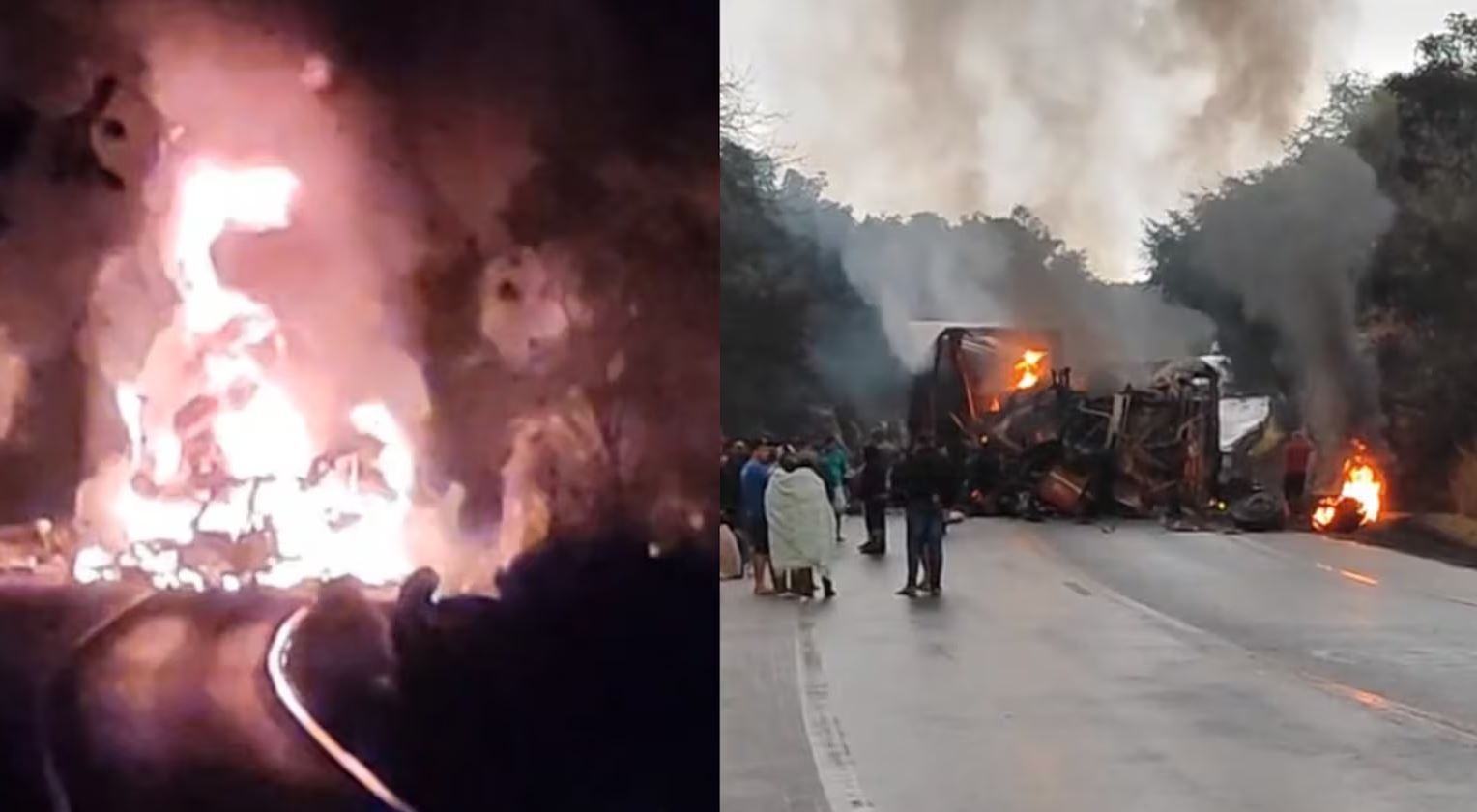 Tragédia na BR-251: Colisão entre carreta e ônibus resulta em oito mortes