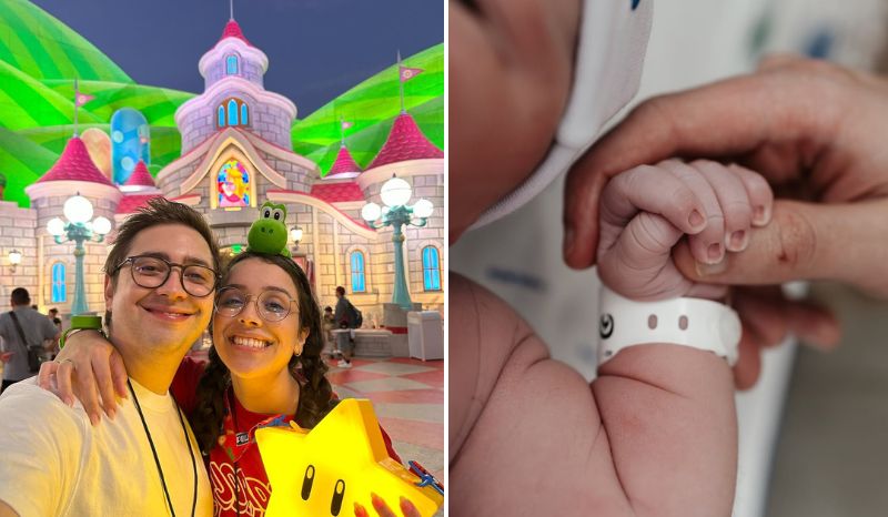 Alanzoka e Maethe Lima anunciam nascimento do primeiro filho