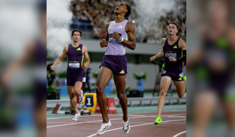 Alison dos Santos conquista vitória na Diamond League em Xangai