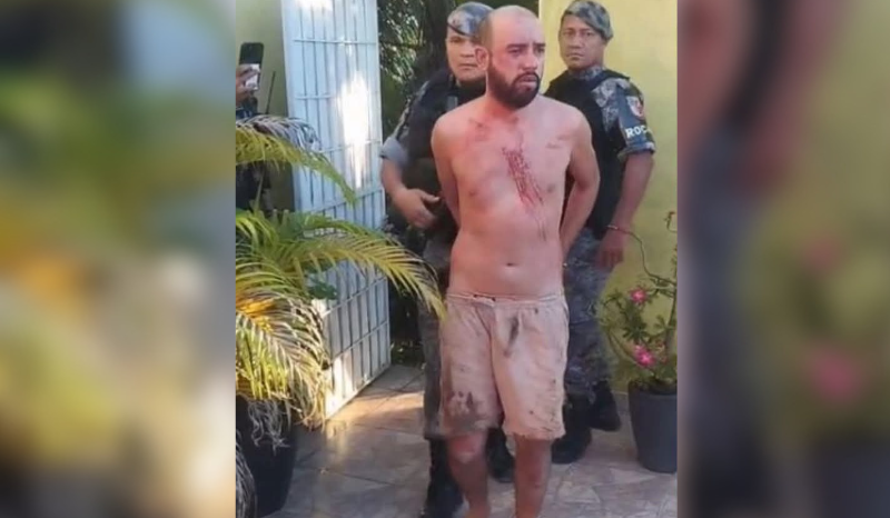 Quadrilha tenta assaltar banco em Manaus; suspeito é detido na mata