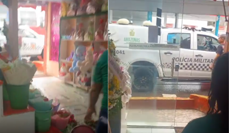 Casal é detido após assalto a floricultura em Manaus no Dia das Mães