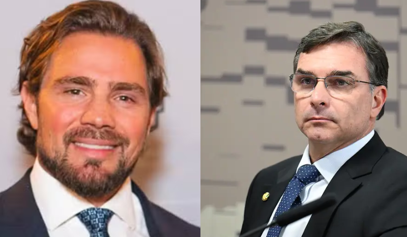 Áudio mostra Flávio Bolsonaro cobrando banqueiro por pagamentos de filme
