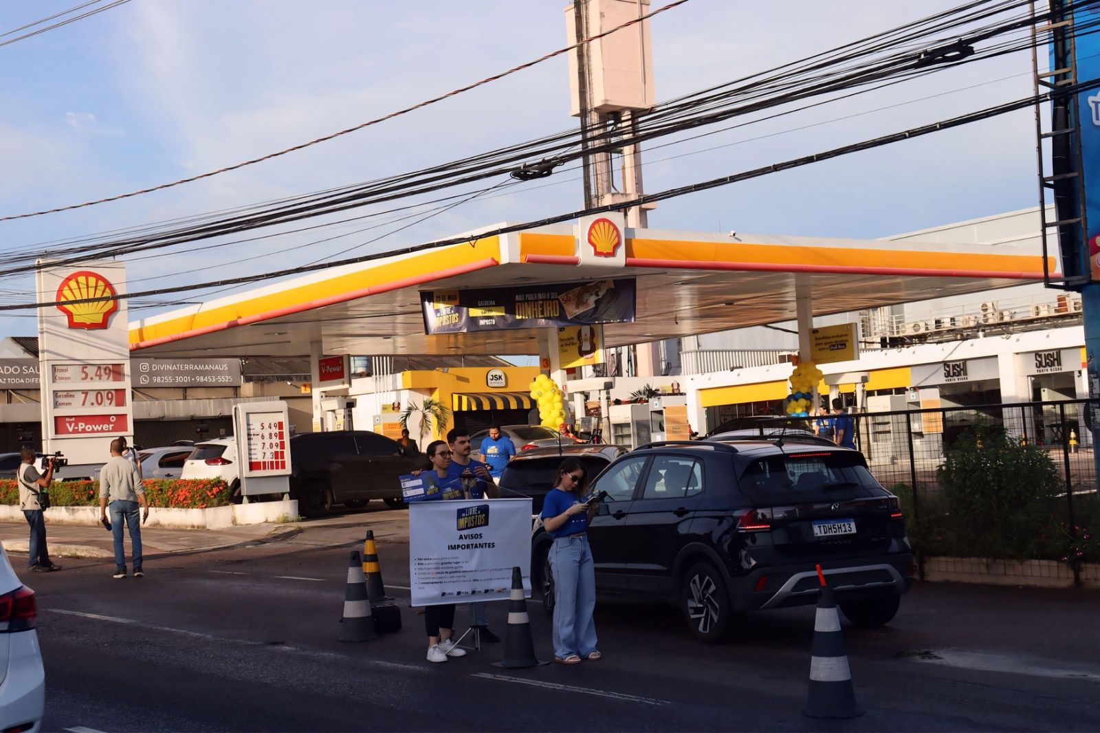 Gasolina a R$ 5,99 em Manaus: Dia Livre de Impostos se aproxima