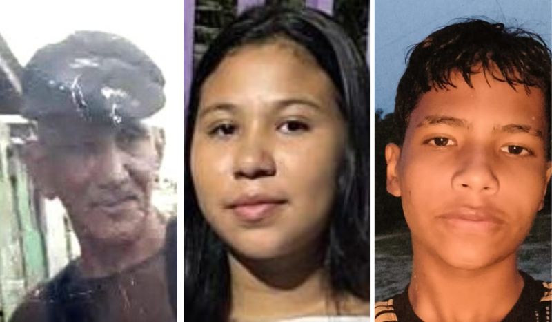 Três pessoas desaparecidas em Manaus: dois adolescentes e um idoso
