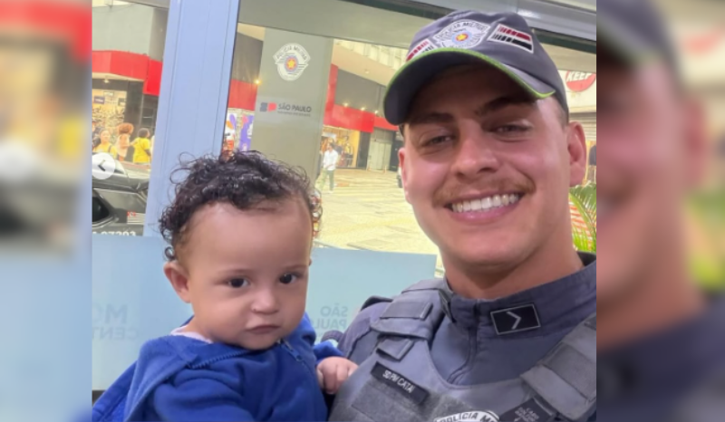 Policial Militar salva bebê engasgado e emociona a todos com sua ação