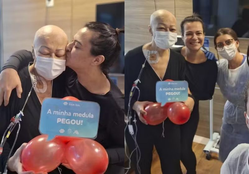Filha realiza doação de medula óssea e transforma vida da mãe com leucemia