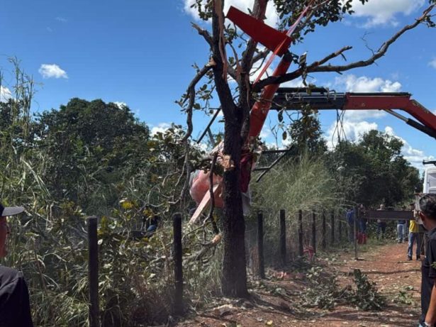 Helicóptero da dupla Henrique e Juliano sofre acidente em Tocantins