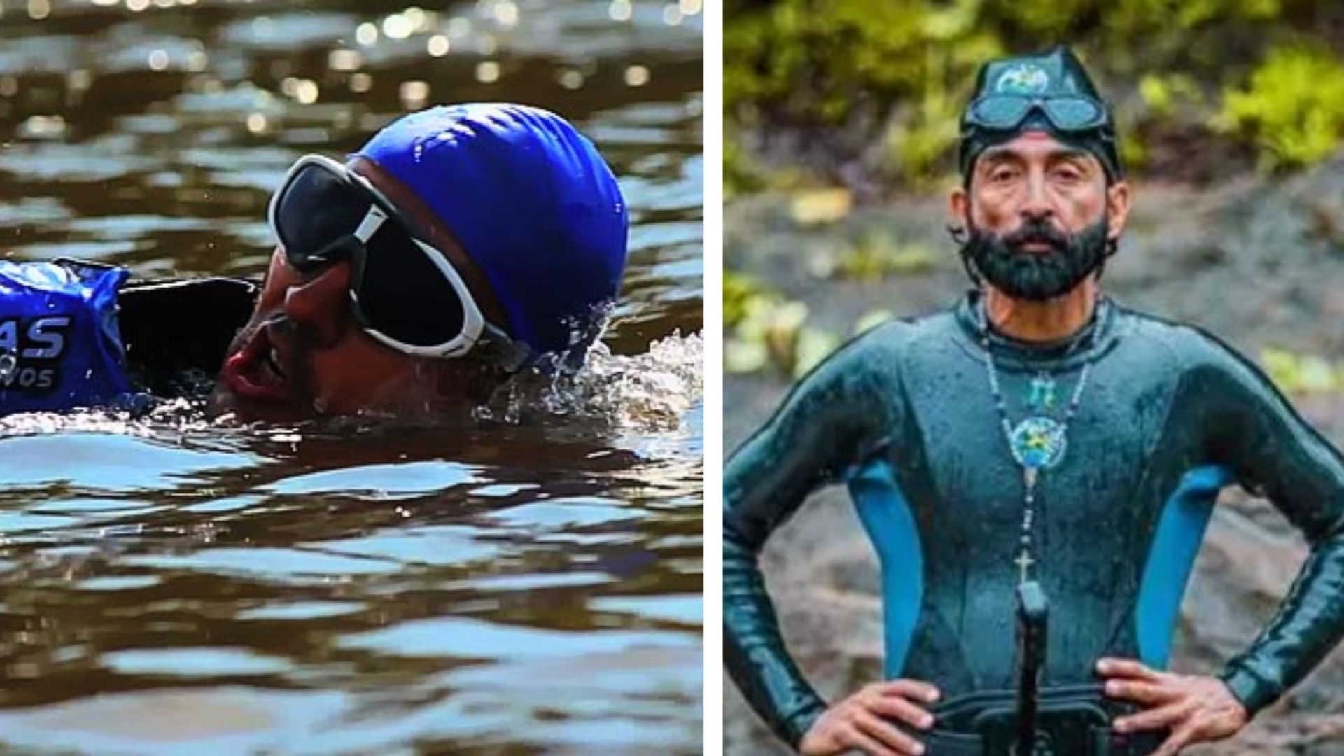 Ativista 'Homem-Peixe' chega a Manaus após travessia histórica na Amazônia