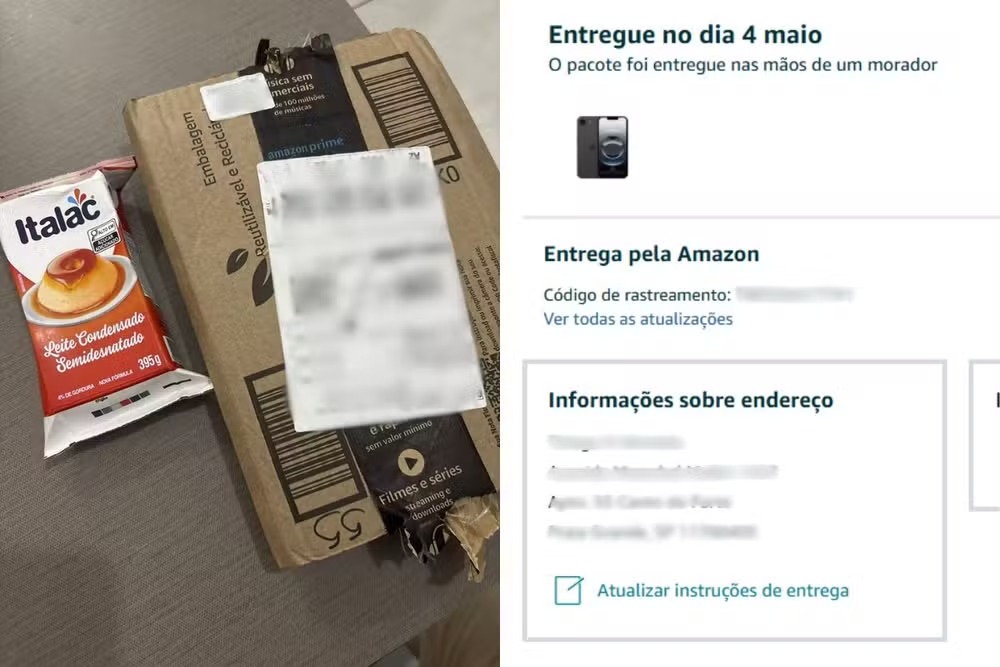 Jovem recebe leite condensado em vez de iPhone em aniversário