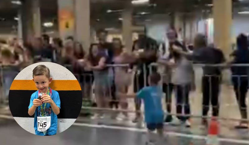 Menino com paralisia participa de corrida e emociona a todos; VEJA