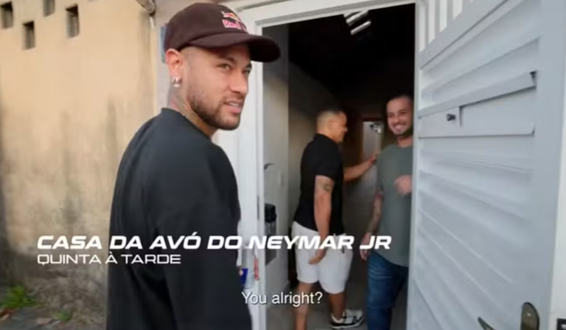 Neymar relembra infância e desafios em vlog emocionante