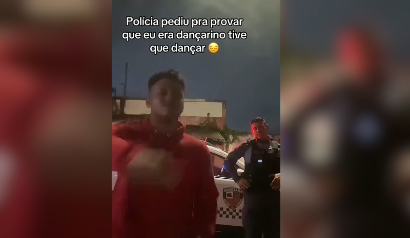 Policial aconselha jovem a investir no trabalho durante abordagem em Manaus