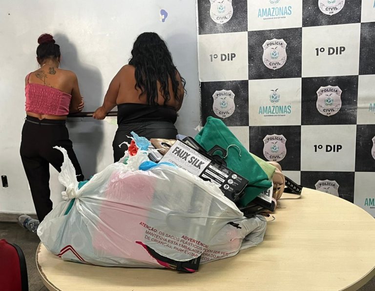 Duas mulheres são detidas após furto em loja na Avenida das Torres, Manaus
