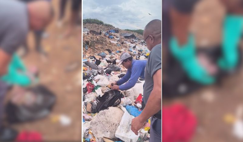Recém-nascida é encontrada morta em mochila em lixão no Amazonas