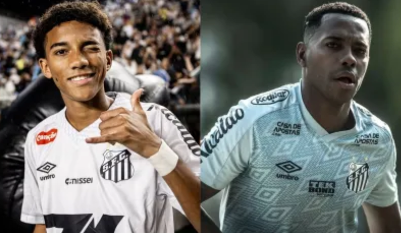 Robinho se revolta com suposta agressão de Neymar a seu filho Robinho Jr.