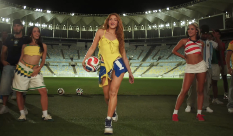 Shakira anuncia música oficial da Copa do Mundo 2026 gravada no Maracanã