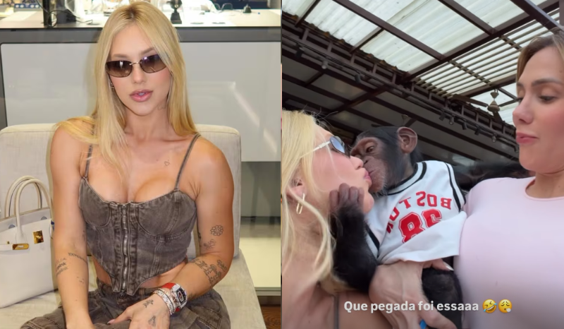 Virginia Fonseca exibe relógio luxuoso e visita zoológico em Dubai