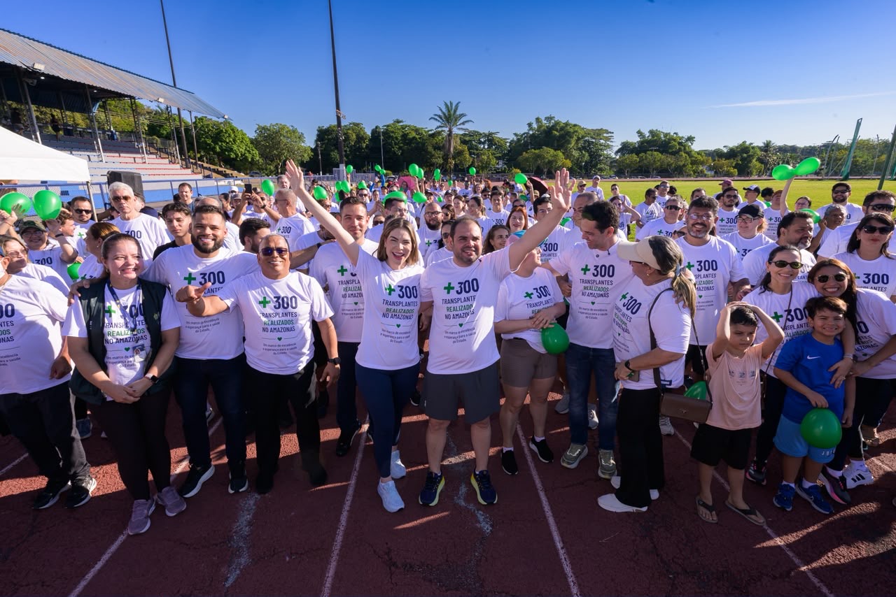 Caminhada na Vila Olímpica celebra 300 transplantes no Hospital Delphina Aziz