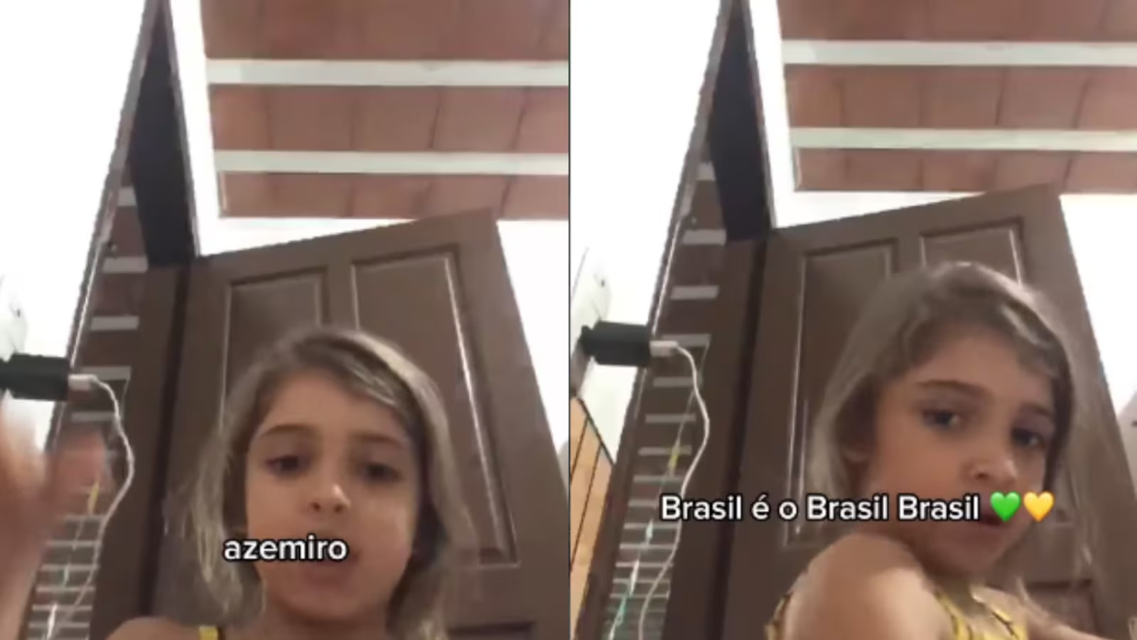Laurinha, a torcedora mirim, se destaca ao confundir jogadores do Brasil