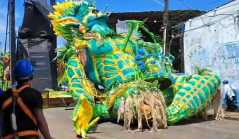 Boi Caprichoso emite nota sobre queda de alegoria durante Festival em Parintins