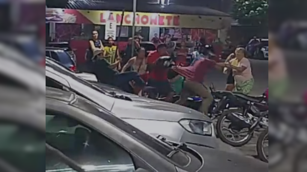 Confusão no Platão Araújo: briga generalizada mobiliza PM em Manaus