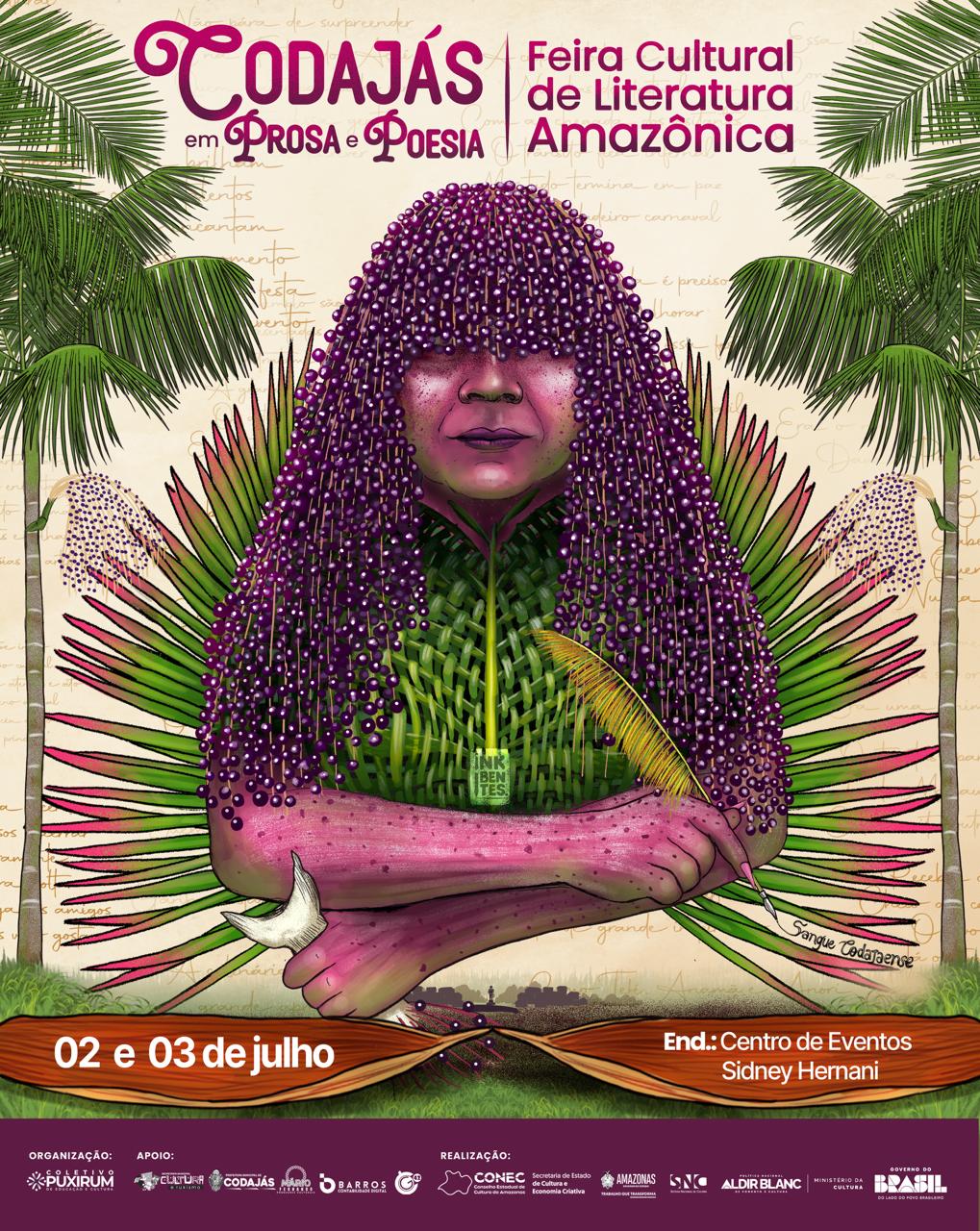 Codajás sedia a 1ª Feira Cultural de Literatura Amazônica em 2026