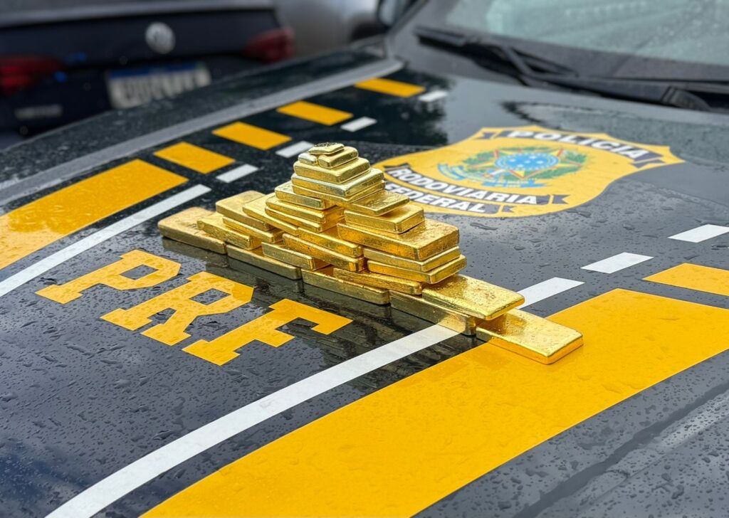 PRF apreende R$ 10 milhões em ouro ilegal na BR-174, vindo de Manaus