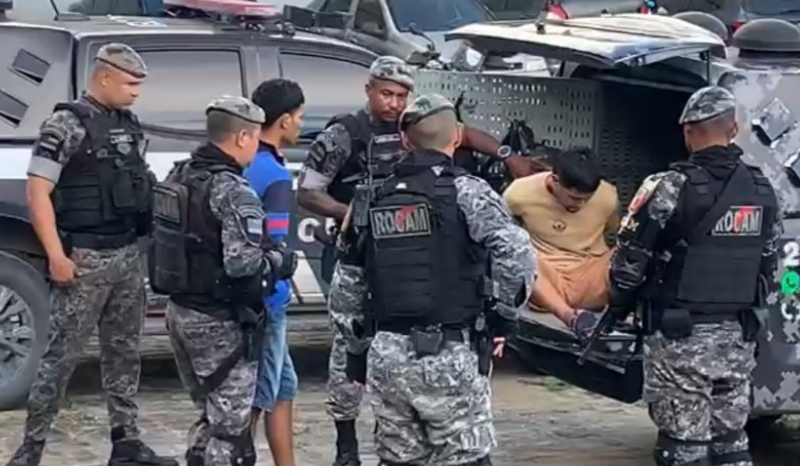 Quatro homens são detidos por invadir casa de policial em Manaus
