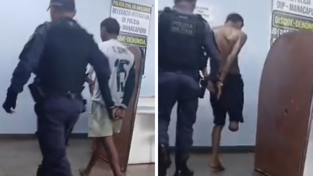 Dois suspeitos de roubo de celulares são presos na AM-352 em Manacapuru