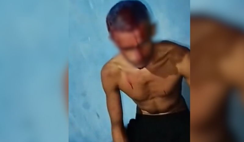 Homem é agredido pela esposa e gravado em vídeo alertando sobre traição
