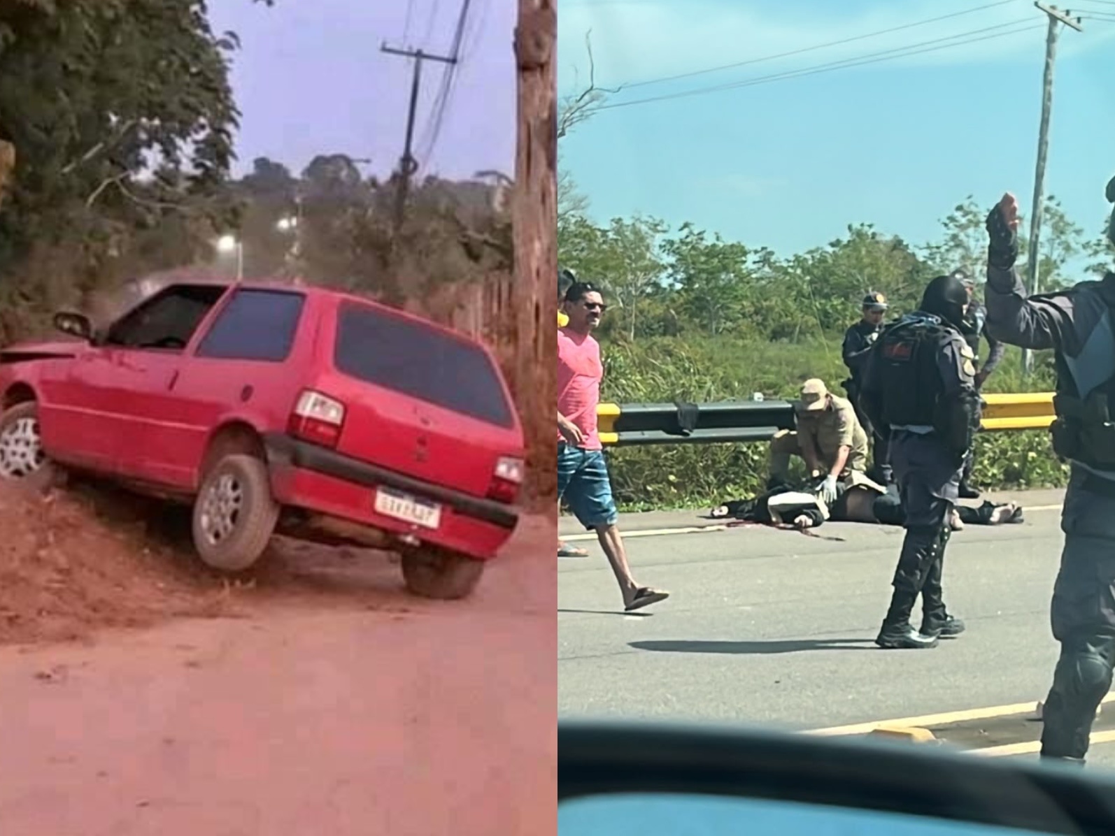 Motociclista fica gravemente ferida após colisão na AM-070 em Iranduba