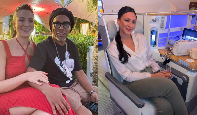 A comissária de voo que conquistou o coração de Ronaldinho Gaúcho