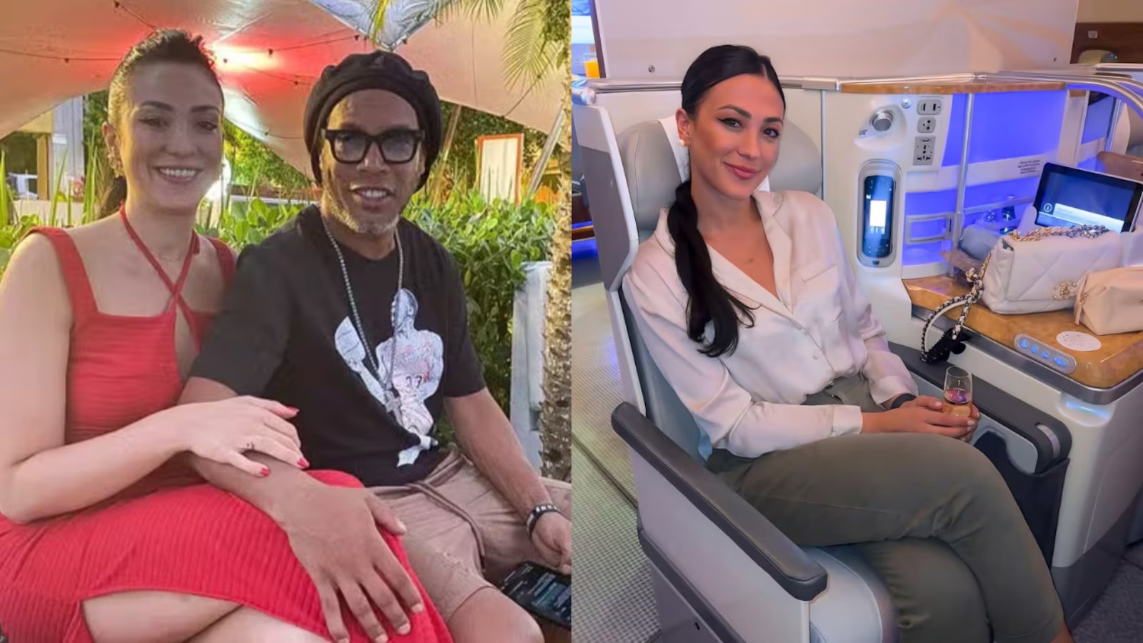 Romance Discreto: Ronaldinho Gaúcho e a Comissária de Voo Ingryd Guadagnin