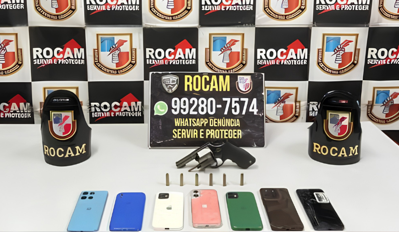 Adolescente foragido é apreendido após roubo de celulares em Manaus