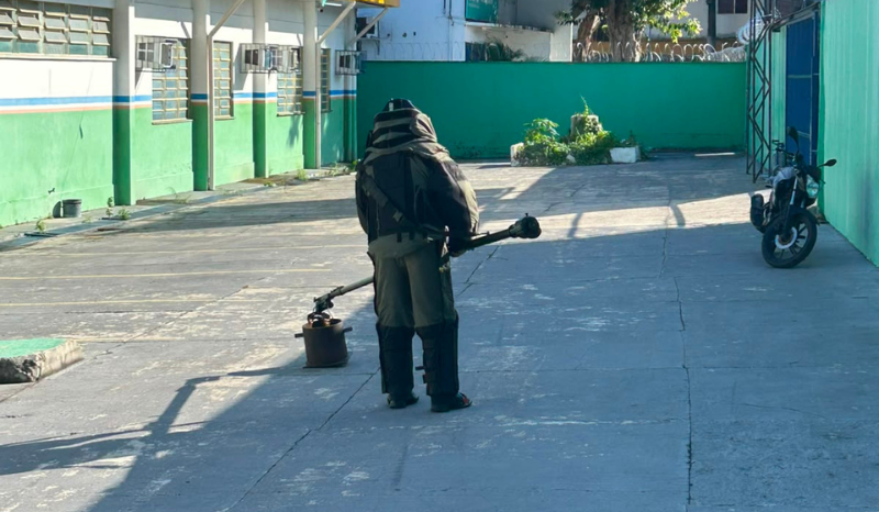Polícia Militar desativa explosivo encontrado em escola de Manaus