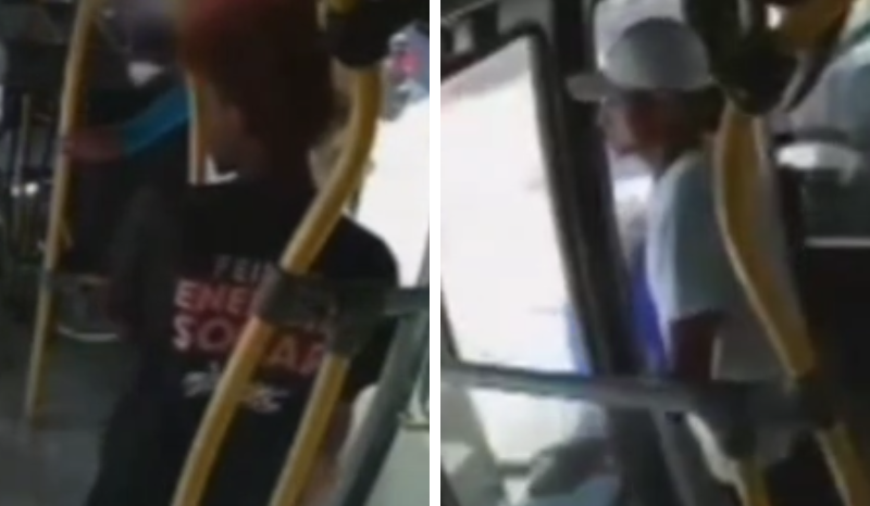 Câmeras registram assalto a cobrador de ônibus na linha 560 em Manaus