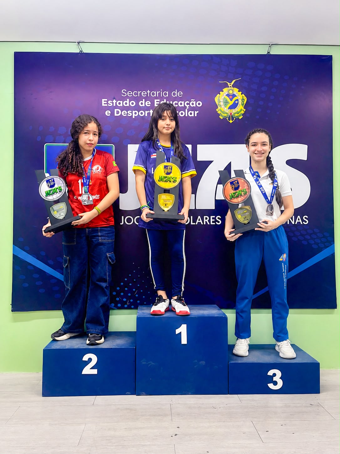 Isabella Nattrodt brilha e conquista ouro no xadrez nos Jogos Escolares do AM
