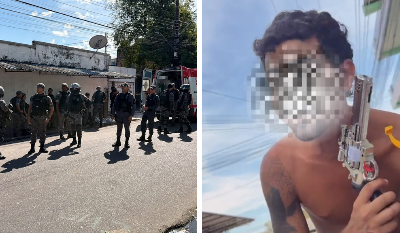 Homem é baleado durante abordagem policial no bairro Petrópolis, em Manaus
