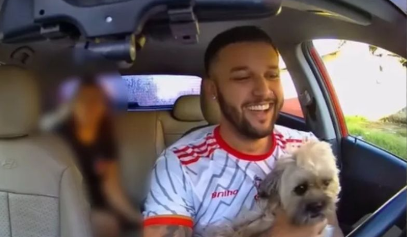 Motorista de aplicativo encontra cachorro desaparecido da tia em São Gonçalo